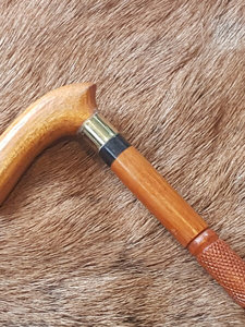 Mejor mango de madera para bastón, artesanal, natural, sólido, de agarre recto, ecológico, con acabado liso, para movilidad. - Product Image 5