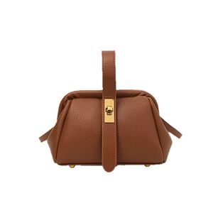 Bolso de Mano de Lujo para Mujer, Estilo Vintage, con Cierre, Moderno y Elegante, de Cuero PU, Portátil, Tipo Bandolera - Product Image 6