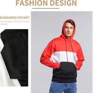 Vente Flash : Sweat à Capuche Homme Personnalisé, Style Panneaux, Léger, 100% Coton, Uni, Fermeture Éclair, Qualité Premium, Confortable, Collection Printemps - Product Image 3