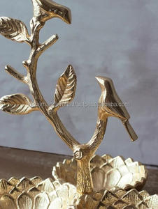 Juego de 3 tazones y platos de aluminio con relieve, vajilla, cuencos - Product Image 3