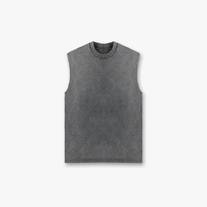Débardeur de sport léger et respirant, coupe oversize, sans manches, tricoté uni, pour usage décontracté, personnalisable, nouvelle collection - Product Image 5