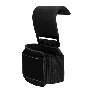 Crochets de levage OEM pour soulevé de terre avec support de poignet pour l'entraînement physique et les séances de traction intensives, fabricant en gros de marques privées, vente en gros - Product Image 2