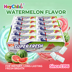 Bonbons en gros personnalisés sous marque privée, <span class=keywords><strong>chewing</strong></span>-<span class=keywords><strong>gum</strong></span> fruité super frais, boîte de 30 pièces, collations quotidiennes à mâcher au Xylitol - Product Image 4