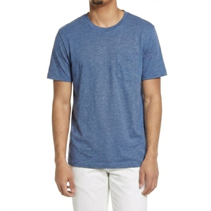 T-shirts décontractés en coton pour hommes, grandes tailles, avec logo personnalisé, manches courtes, mode, OEM, respirants - Product Image 1