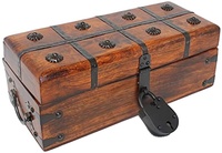 Boîte en bois personnalisée pour petite machine à coudre rétro pour le ménage