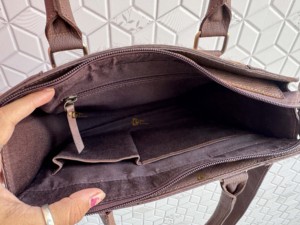 Sac à main en cuir fait main, cuir de vachette, fourrure, couleur marron, sac fourre-tout, style bohème, nouveau design, sac artisanal pour femmes, utilisations multiples - Product Image 6