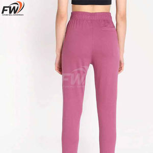 Pantalon de jogging ample taille haute en molleton doublé pour femme, grande taille, personnalisé, style sarouel, haute qualité - Product Image 2