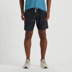 Vente en gros de shorts de gym respirants d'été à séchage rapide pour hommes, style décontracté, motif solide, pour sport, fitness, jogging, entraînement peigné - Product Image 2