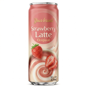 Bebida de Té Matcha Latte de Alta Calidad con Sabor a Fresa, 320 ml, Productos de Vietnam, Bebida Tan Do, MOQ Bajo - Product Image 2