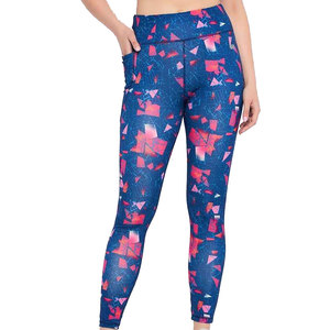 Leggings de Cintura Elástica Tejidos al por Mayor de Alta Calidad para Mujer, Transpirables, Ecológicos, de Secado Rápido, Sin Costuras, Último Diseño en Oferta - Product Image 1