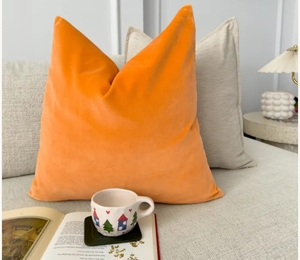 Velvet Cotton Luxury Square Vintage Geometric Handmade <b>Stitching</b> Eco-Friendly Removable Washable Customizable <b>Cushion</b> Cover - Product Image 3
