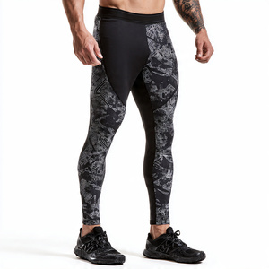 กางเกงเลกกิ้งเอวยางยืดสำหรับผู้ชาย ออกกำลังกาย แอธเลติก บีสท์เลเยอร์ กางเกงรัดรูป - Product Image 2