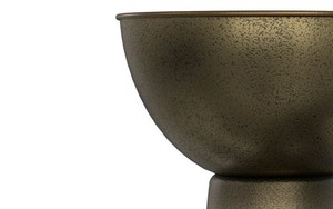 Nova Modern Minimalist Metal Coffee <b>Table</b> <b>With</b> Conical Base For Living Room Furniture - Product Image 3