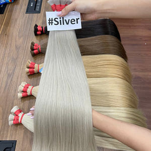 ผมแท้แบบดิบสีน้ำตาลถึงสีบลอนด์ 613 แบบตรง ขายส่งระดับพรีเมียม ปี 2026 ผมต่อแบบ Double Drawn สำหรับต่อผมจากโรงงาน - Product Image 3