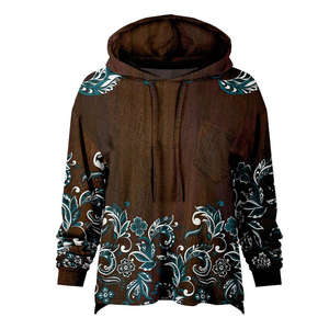 Sweat à capuche pour femme, fabriqué professionnellement, 100% coton polaire, impression numérique, motif uni de qualité supérieure, personnalisable - Product Image 1