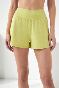 Pantalones Cortos de Yoga para Mujer, de Cintura Alta, Transpirables, de Nailon, Estilo Deportivo, Bajo Precio, Más Vendidos, MOQ Bajo, En Stock - Product Image 6