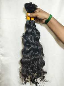 Extensions de cheveux humains Remy indiens bruts bouclés de 20 pouces, 100 grammes, qualité naturelle de première classe, double trame machine - Product Image 3
