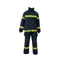 Combinaison de protection ignifuge pour pompiers, tenue anti-flamme, vêtements de sécurité incendie, vente en gros