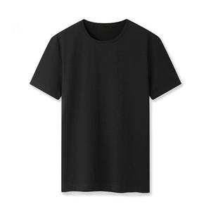 T-shirt à manches courtes en coton 180g, coupe ample, col rond, personnalisable avec logo OEM, grande taille, t-shirt ample - Product Image 3