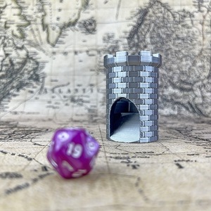Torre de Dados Personalizable Impresa en 3D, Múltiples Colores Disponibles, Rodador de Dados para Juegos de Rol de Mesa, Torre de Dados para DND - Product Image 4