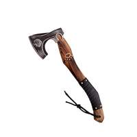Service OEM ODM personnalisé en gros, Hache industrielle professionnelle de type Damas, Hache de chasse, Hache-tomahawk à tête de bêche faite à la main