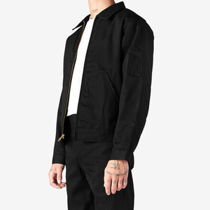 <b>Mens</b> Canvas <b>Utility</b> <b>Jacket</b> With Custom Printing Cotton Canvas Workwear <b>Jacket</b> With Button Closure - Product Image 4