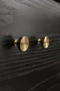 Poignées de meuble en aluminium spirale tendance, poignées de tiroir modernes à anneaux concentriques, poignées de placard rondes dorées de luxe, quincaillerie de meuble - Product Image 2