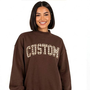 Sweat-shirt brodé OEM 2027 personnalisé avec applique, pull à col rond pour la promotion 2027, cadeau de remise de diplôme, prix d'usine - Product Image 2