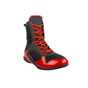 Chaussures de boxe respirantes légères en maille/cuir personnalisables de qualité supérieure, antidérapantes pour le kick boxing MMA - Product Image 2