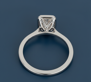 Anillo de Diamante Radiante Cultivado en Laboratorio de 1.50CT, Oro Amarillo de 14K, VVS2, Certificado IGI, Anillo de Compromiso Personalizado al por Mayor - Product Image 4