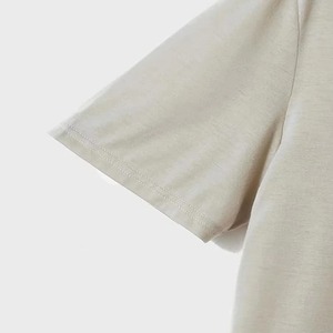 Camiseta de Verano Personalizada con Logotipo Impreso para Hombre, 100% Algodón, Corte Holgado, Transpirable, Talla Grande, para Venta en Línea - Product Image 4