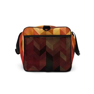 Sublimation Printed Duffle Bags Custom Logo Travel Sports Gym Duffel Bag Waterproof Polyester Large Capacity - Product Image 3