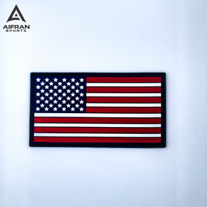 แผ่นแปะยางพีวีซีคุณภาพสูงแบบกำหนดเองของ Aifran พร้อมแถบตีนตุ๊กแกสำหรับหมวก เสื้อผ้า กระเป๋าเป้สะพายหลัง แผ่นแปะโลโก้นุ่ม - Product Image 1