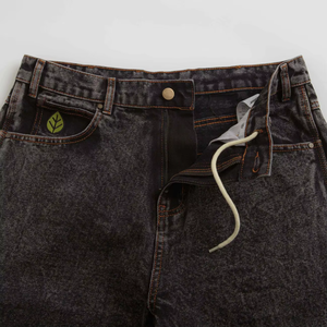 Wholesale Customized Embroidery <b>Patch</b> <b>Men</b> Zipper Fly Loose Fit 100% Cotton Denim Pants Baggy Jorts Skate Jeans <b>Shorts</b> - Product Image 3