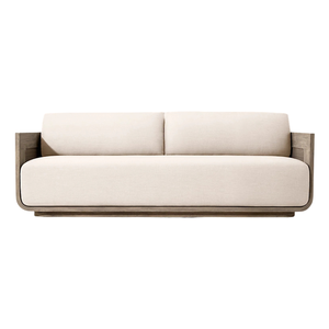 Luxury <b>Outdoor</b> <b>Sofa</b> Solid Teak Wood <b>Rattan</b> Woven Modern Patio Lounge Furniture Three Seater Durable Hotel Villa Apartment - Product Image 4