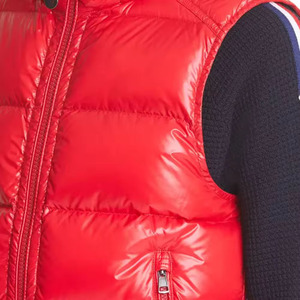 Gilet matelassé léger et respirant de haute qualité pour homme, couleur unie, décontracté, sans manches, col montant, fermeture éclair, personnalisable - Product Image 5