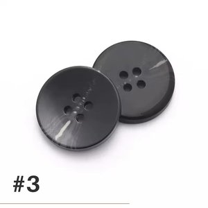 High Quality Custom Round 4-Hole Buffalo Horn Animal Style Durable <b>Handmade</b> Sewing Buttons for <b>Clothes</b> Shirt Suit buffalo bone - Product Image 5