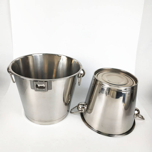 Cubo de Hielo de Acero Inoxidable Personalizado Directo de Fábrica al por Mayor, Congelador de Mesa de 5-6L, Cubo de Hielo de Acero Inoxidable - Product Image 1