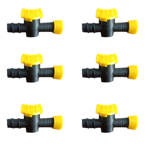Válvula de Conexión Lateral Profesional de 16 mm, Estilo Pepsi, Conector Recto para Líneas de Goteo Agrícolas y Sistemas de Riego para Viveros - Product Image 2