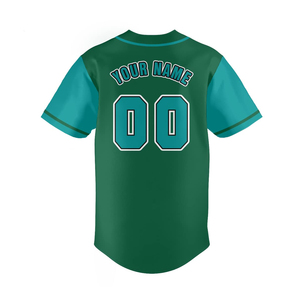 Best Manufacturer Cheap Price Custom Baseball Button <b>Down</b> Baseball Jersey High Quality Solid Color Baseball Jersey - Product Image 1
