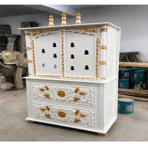 Indian Sagwan Wood Temple at Wholesale Prices Handmade Traditional Durable Wooden <b>Mandir</b> Temple for Home Home Office & Apartment - Product Image 1