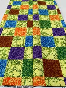 Tela de Algodón Estampada con Cera Africana de Kenia de 6 Yardas con Colores Brillantes para Confección de Ropa, Bolsos y Decoración del Hogar - Product Image 5