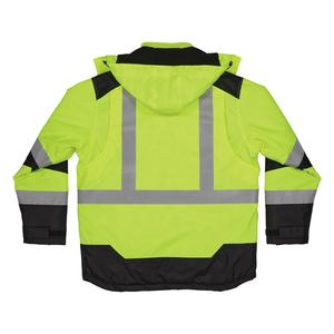 Veste réflecteur haute visibilité unisexe avec ajustement réglable pour la construction et l'utilisation industrielle - Product Image 4