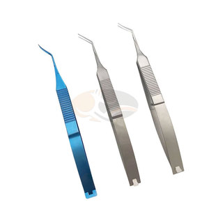 Instruments ophtalmiques en acier inoxydable, forceps manuel Haff pour capsulorhexis, 11,5 cm, haute précision, certifié MOL, certifié CE - Product Image 1