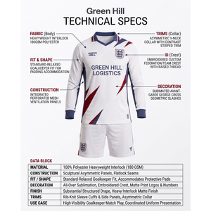 Maillot de gardien de but personnalisé à manches longues, sublimé, 180 GSM, polyester interlock, uniforme de football - Product Image 5