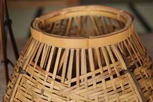 Rattan Woven <b>Bamboo</b> Living Room Candle Holder Natural Color Hanging Home and Garden Decoration Wooden Candle <b>Lantern</b> With Handle - Product Image 6