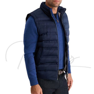 Veste matelassée pour homme fabriquée en usine, vente en gros, fermeture éclair intégrale, logo personnalisé, style streetwear - Product Image 6