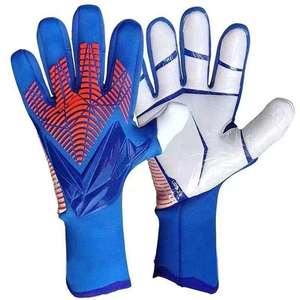 Guantes de Portero de Fútbol de Látex a Precio de Mayoreo, Impermeables, Transpirables, Profesionales, de Color Sólido, para Exteriores, con Dedos Completos - Product Image 2