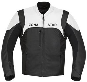 Veste en cuir de moto motard respirante et coupe-vent Vêtements de sport Veste d'équitation et vêtements - Product Image 1