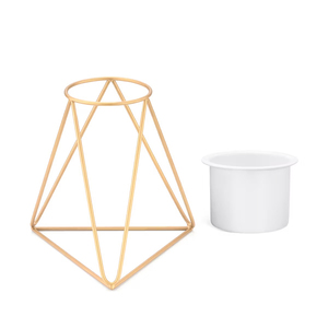 Support de pot de fleurs moderne de haute qualité en fil métallique pour plantes d'intérieur avec roulettes, pour bureau ou sol, type pack, prix bas - Product Image 2